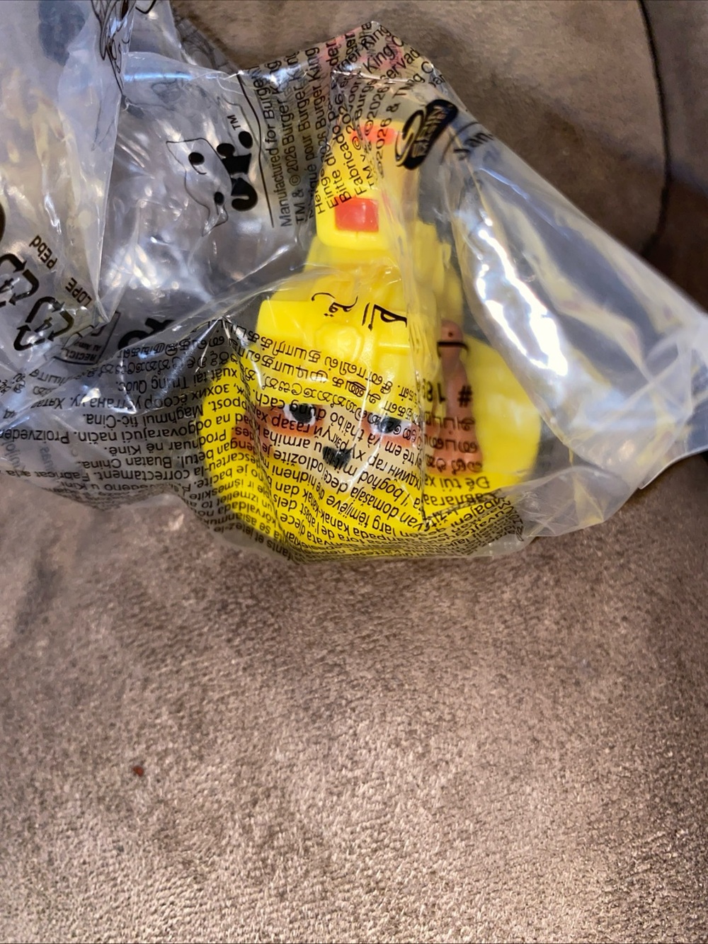 Paw Patrol Burger King toy sealed New 2026 Rubble